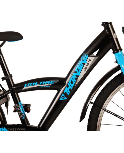 Volare Thombike Kinderfahrrad – Jungen – 24 Zoll – Schwarz Blau