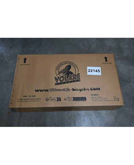 Volare Cross Kinderfahrrad – Jungen – 20 Zoll – Silber – 6 Gänge