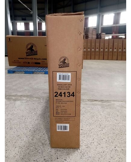 Volare Excellent Kinderfahrrad – Mädchen – 24 Zoll – Rosa
