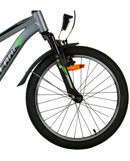 Volare Cross Kinderfahrrad – Jungen – 20 Zoll – Dunkelgrau