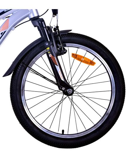 Volare Cross Kinderfahrrad - Jungen - 20 Zoll - Silber , 6 Gänge