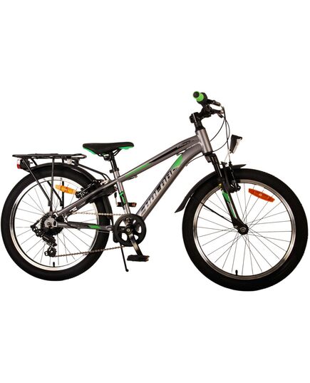 Volare Cross Kinderfahrrad - Jungen - 20 Zoll - dunkelgrau, 6 Gänge
