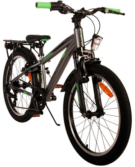 Volare Cross Kinderfahrrad - Jungen - 20 Zoll - dunkelgrau, 6 Gänge
