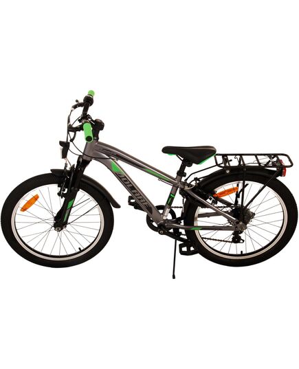 Volare Cross Kinderfahrrad - Jungen - 20 Zoll - dunkelgrau, 6 Gänge