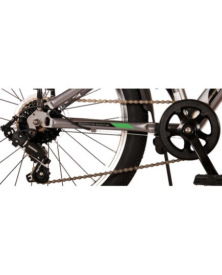 Volare Cross Kinderfahrrad - Jungen - 20 Zoll - dunkelgrau, 6 Gänge