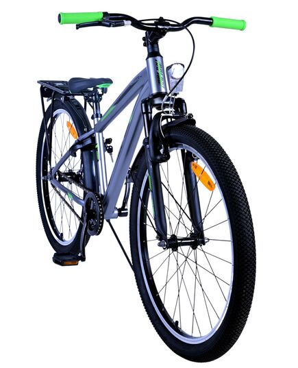 Volare Cross Kinderfahrrad – Jungen – 24 Zoll – Dunkelgrau