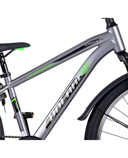 Volare Cross Kinderfahrrad – Jungen – 24 Zoll – Dunkelgrau