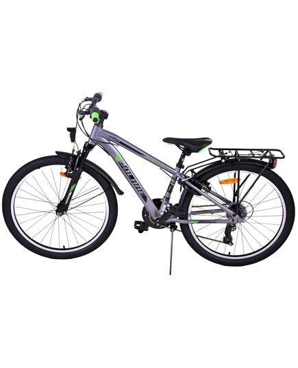 Volare Cross Kinderfahrrad - Jungen - 24 Zoll - dunkelgrau - 18 Gänge