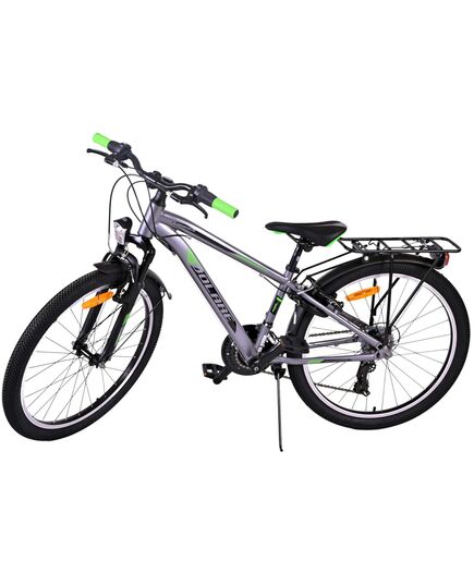Volare Cross Kinderfahrrad - Jungen - 24 Zoll - dunkelgrau - 18 Gänge