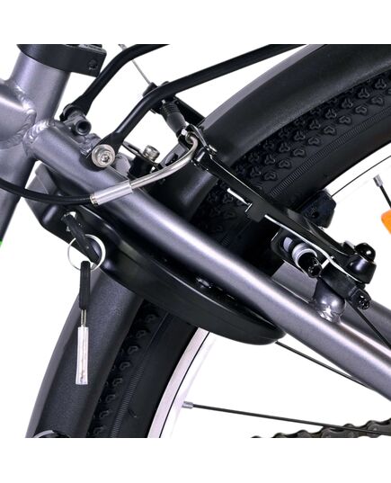 Volare Cross Kinderfahrrad - Jungen - 24 Zoll - dunkelgrau - 18 Gänge