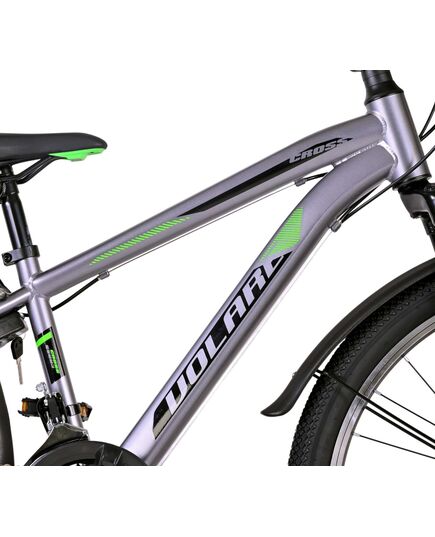 Volare Cross Kinderfahrrad - Jungen - 24 Zoll - dunkelgrau - 18 Gänge