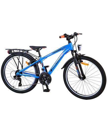 Volare Cross Kinderfahrrad - Jungen - 24 Zoll - Blau - 18 Gänge