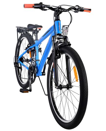 Volare Cross Kinderfahrrad - Jungen - 24 Zoll - Blau - 18 Gänge