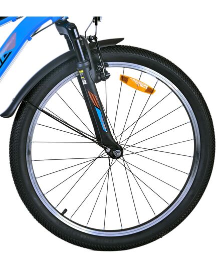 Volare Cross Kinderfahrrad - Jungen - 24 Zoll - Blau - 18 Gänge