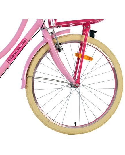 Volare Excellent Kinderfiets - Meisjes - 24 inch - Roze - 3 Versnellingen