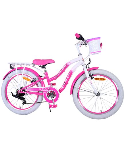 Volare Lovely Kinderfahrrad - Mädchen - 20 Zoll - Rosa - 6 Gänge