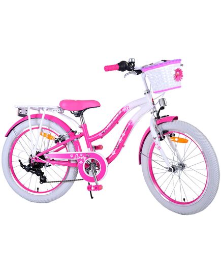 Volare Lovely Kinderfahrrad - Mädchen - 20 Zoll - Rosa - 6 Gänge