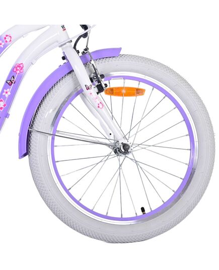 Volare Lovely Kinderfahrrad - Mädchen - 20 Zoll - Lila - 6 Gänge