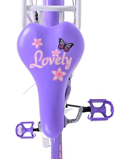 Volare Lovely Kinderfahrrad - Mädchen - 20 Zoll - Lila - 6 Gänge
