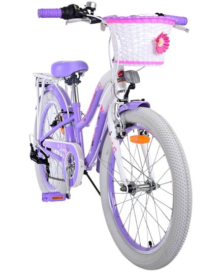 Volare Lovely Kinderfahrrad - Mädchen - 20 Zoll - Lila - 6 Gänge
