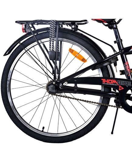 Volare Thombike Kinderfahrrad – Jungen – 24 Zoll – Rot – 3 Gänge