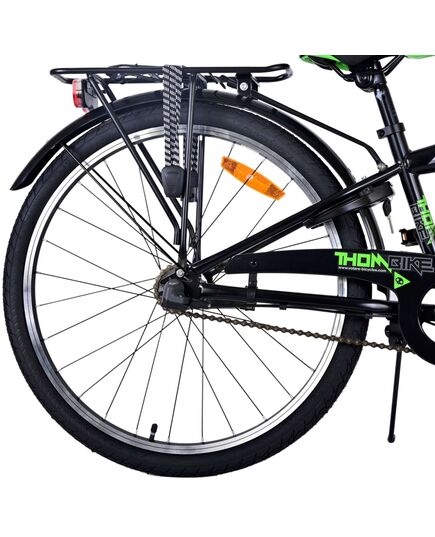 Volare Thombike Kinderfahrrad – Jungen – 24 Zoll – Grün Schwarz – 3 Gänge