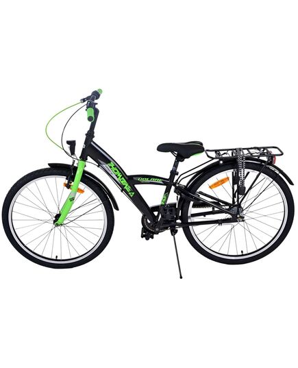 Volare Thombike Kinderfahrrad – Jungen – 24 Zoll – Grün Schwarz – 3 Gänge