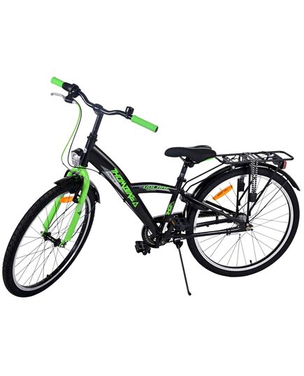 Volare Thombike Kinderfahrrad – Jungen – 24 Zoll – Grün Schwarz – 3 Gänge