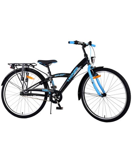 Volare Thombike Kinderfahrrad – Jungen – 26 Zoll – Schwarz Blau – 3 Gänge