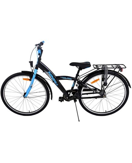 Volare Thombike Kinderfahrrad – Jungen – 26 Zoll – Schwarz Blau – 3 Gänge