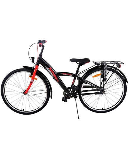 Volare Thombike Kinderfahrrad - Jungen - 26 Zoll - Schwarz Rot - 3 Gänge