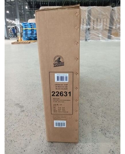 Volare Cross Kinderfahrrad - Jungen - 26 Zoll - Blau - 18 Gänge - Zweihandbremsen