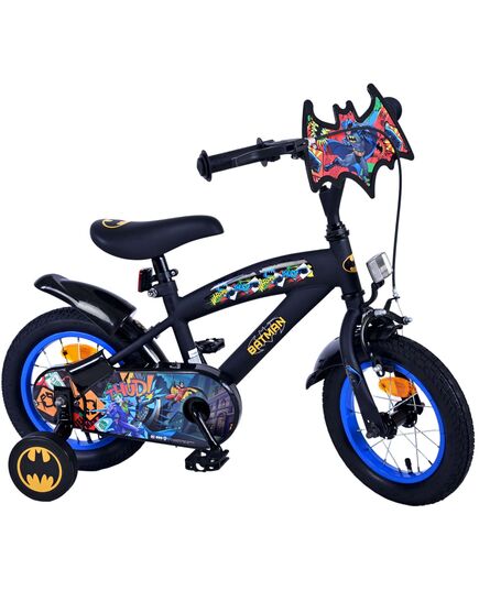 Batman Kinderfahrrad – Jungen – 12 Zoll – Schwarz