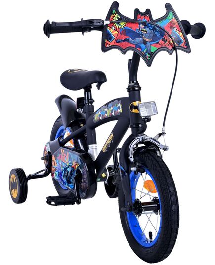 Batman Kinderfahrrad – Jungen – 12 Zoll – Schwarz