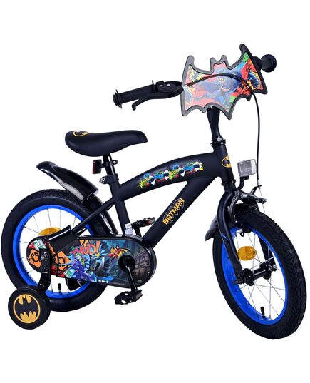 Batman Kinderfahrrad – Jungen – 14 Zoll – Schwarz