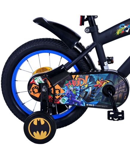 Batman Kinderfahrrad – Jungen – 14 Zoll – Schwarz