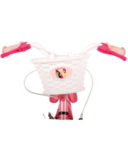 Disney Princess Kinderfahrrad - Mädchen - 14 Zoll - Rosa - Zweihandbremsen