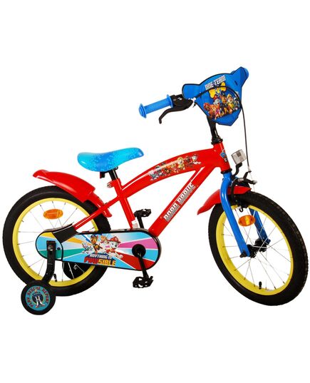 Paw Patrol Kinderfahrrad – Jungen – 16 Zoll – Rot Blau