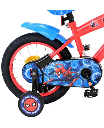 Marvel Spider-Man Kinderfahrrad - Jungen - 14 Zoll - Rot/Blau