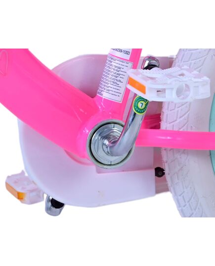 Barbie Kinderfahrrad - Mädchen - 14 Zoll - Rosa - Zweihandbremsen