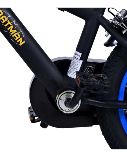 Batman Kinderfahrrad - Jungen - 14 Zoll - Schwarz - Zweihandbremsen