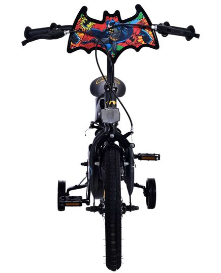 Batman Kinderfahrrad - Jungen - 14 Zoll - Schwarz - Zweihandbremsen