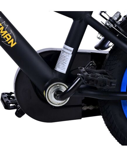 Batman Kinderfahrrad - Jungen - 12 Zoll - Schwarz - Zweihandbremsen