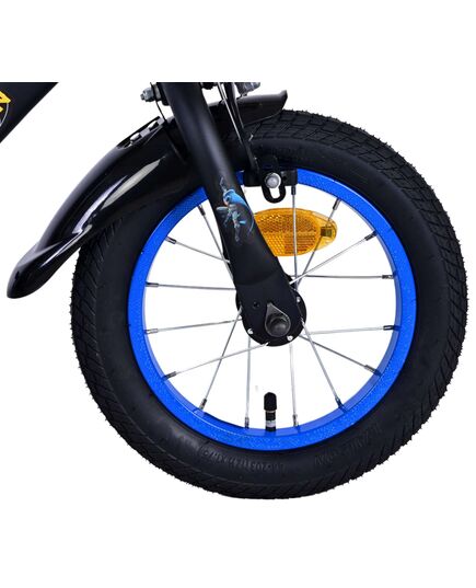 Batman Kinderfahrrad - Jungen - 12 Zoll - Schwarz - Zweihandbremsen