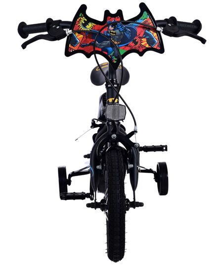 Batman Kinderfahrrad - Jungen - 12 Zoll - Schwarz - Zweihandbremsen