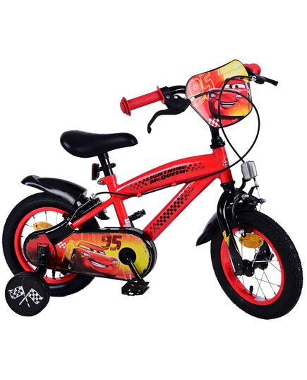 Disney Cars Kinderfahrrad - Jungen - 12 Zoll - Zwei Handbremsen