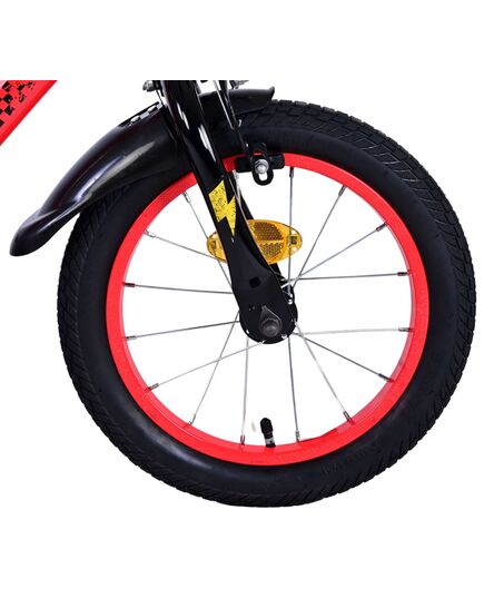 Disney Cars Kinderfahrrad - Jungen - 14 Zoll - Rot - Zwei Handbremsen