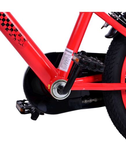 Disney Cars Kinderfahrrad - Jungen - 16 Zoll - Rot - Zwei Handbremsen