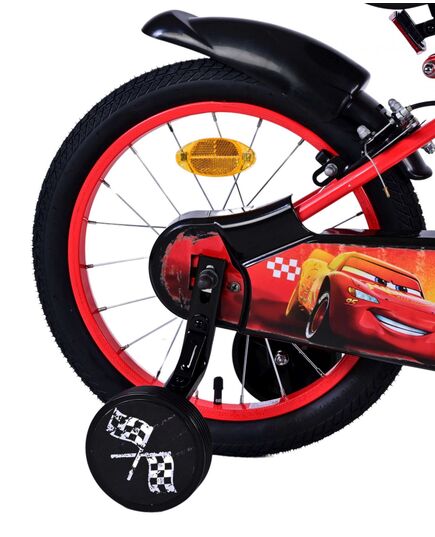 Disney Cars Kinderfahrrad - Jungen - 16 Zoll - Rot - Zwei Handbremsen