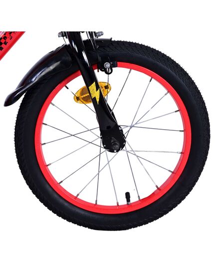 Disney Cars Kinderfahrrad - Jungen - 16 Zoll - Rot - Zwei Handbremsen